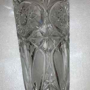 Genuine fine crystal vase perfect condition